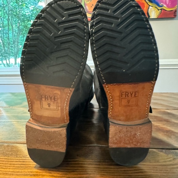 Frye Veronica Slouch Tall Riding Boots 14” shaft 100% leather Size 7.5 - Picture 6 of 13